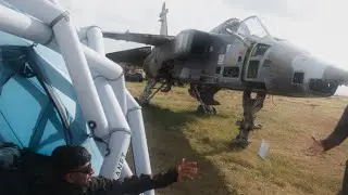 CAMPING at abandoned MILITARY JETS // Heimplanet // DSTRS // AT95