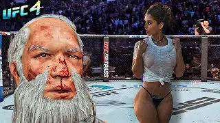 Old Bruce Lee vs. Tianna Gregory (EA sports UFC 4)