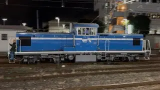 京葉臨海鉄道KD60型1号機が蘇我駅構内を入替しているシーン