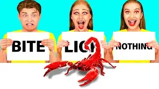 Откуси Лизни или Ничего Челлендж | Вкусные Рецепты с Едой от DaRaDa Challenge