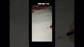 India map easy trick ❤️🇮🇳#indiamap #viralshort #likesharesubscribe #drawing #likeforlikes.