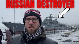 Российский эсминец &laquo;Беспокойный&raquo; и &laquo;Патриот Парк&raquo; в Кронштадте, Россия