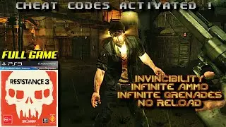 Resistance 3 | PS3 | Full Game | Cheat Codes Activated |  No Commentary