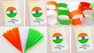 EASY REPUBLIC DAY 2026 CRAFTS IDEAS🇮🇳 | TRICOLOR DECORATION | INDIA REPUBLIC DAY 26TH JANUARY 2026✨️