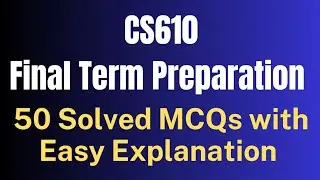 CS610 Computer Networks Final Term MCQs Preparation [50 Solved with Easy Explanation]
