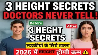 3 Height Secrets Doctors Never Tell! | Height Kaise Badhaye