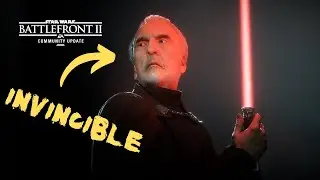 Star Wars (Battalfront 2) i played as Count Dooku ( he is INVINCIBALE )