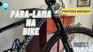 Para-lama frontal na bicicleta: protege mesmo?