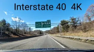 I-40, Asheville, NC to Waynesville, USA | Driving Tour | 4K