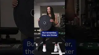 Bumper Plates VS Calibrated Plates #gym #weights  #certifiedtrainer