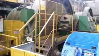 Line Start Permanent Magnet Synchronous Motor (630kW, 187.5 rpm) driving a ball mill