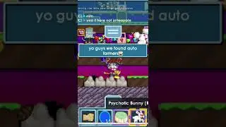Trolling auto clickers in bfg 😂 | GROWTOPIA