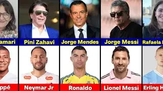 Famous Football Players and Their Agent.