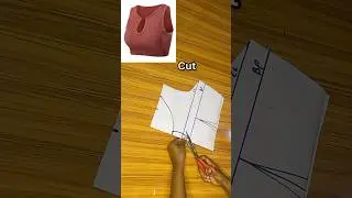 Keyhole Neckline tutorial✂️#neckline #neckdesign #patternmaking #viralvideo #shorts