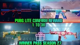 PUBG Mobile lite 1 To 30 WP All Rewards Leaks 😘 | Pubg lite New Season
