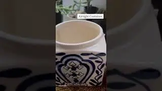 Buy Now ||  RS 589 Only || Hand Painted Airtight Container || Non Toxic Ceramic Jar ||  #Pankhhari