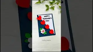 Teacher&rsquo;s Day Card Making | teacher&rsquo;s Day Gift Idea #shorts #teachersday #card #giftideas