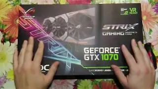 ASUS Strix GTX 1070-топ для стримера и геймера! P.S. Карта после майнинга! 💥