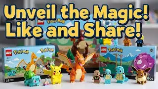 Первое грандиозное сотрудничество LEGO и Pok&eacute;mon!