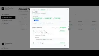 Ticketing System Workflow with Multi Level Approval