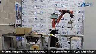 Box Erecting and Taping automated system by Sawyer - World's leading collaborative robot