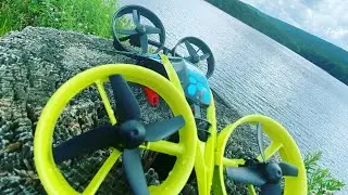 HYDRAQUAD 🐉 TEST VIDEO Hybrid air to water stunt Drone 3 in 1 WALMART RC retail amphibious 🐸 Qudc