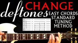 Deftones Change Standard Tuning Method Guitar Chords Guitar Lesson / Guitar Tabs / Guitar Cover