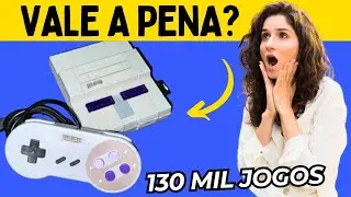 Mini Console Retro Super Nintendo com 130 Mil Jogos | O Melhor Console Retro? [Review]