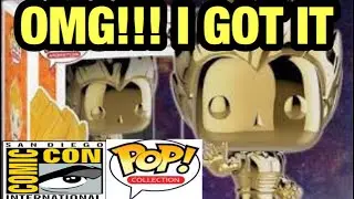 Gold chrome vegeta sdcc funko pop