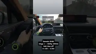Genesis GV80 3.0d st1 300hp 0-100 6.5