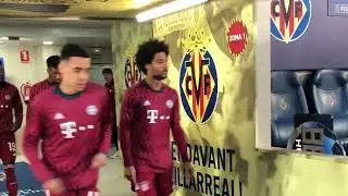 DAVIES COMAN LEWANDOWSKI AND OTHER BEFORE MATCH IN VILLAREAL
