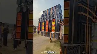 #dj Dj Binod powered by Dj Sarzen cabinet 2/18 Monster Bass 👑#shortvideo #shorts #short #djsarzen  #