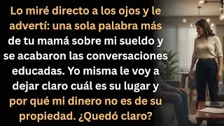Una palabra más sobre mi sueldo y se acabó todo: le enseñaré su lugar y mi dinero.