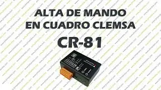 Alta de Mando MutanCode en Cuadro CR81