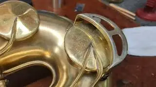 Saxophone Repair Topic (Niche): King Super 20 Eb/C Key Bumper Modification