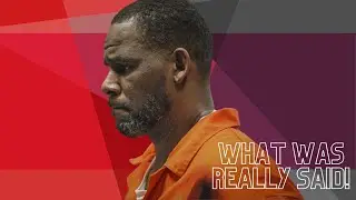 R. KELLY v USA TRIAL TRANSCRIPT READING! (Pages 1661-1693)