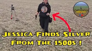 446 Year Old Silver Coin Found in Virginia | Treasure Hunting with our Metal Detectors #relichunting