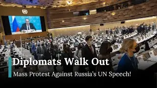 Mass Walkout at UN Over Russian Minister&rsquo;s Speech | AC15