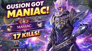 GUSION GOES BEAST MODE! 🤯 17 KILLS MANIAC & CARRY! | MLBB Gameplay 🔥 #mlbb #miracle28 #gusion #hyper