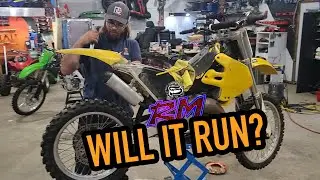 CHEAP Suzuki RM125 REBUILD! 🏍 Dirt Bike From the Golden Era Rides Again