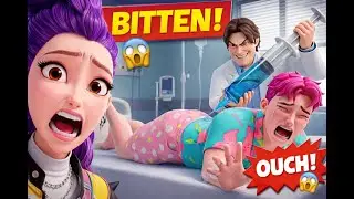 Cat Bite Gone Wrong 😱🐱 | Abby Bitten by Derpy the Cat & Gets a Shocking Injection 💉😂