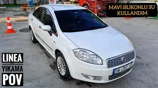 ARACIMI YIKADIM I FIAT LINEA 1.3 MULTIJET YIKAMA POV I NEDEN BALATA SPREYİ KULLANDIM? - BURSA