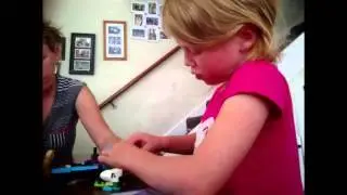 Greta makes LEGO Elves Naida's Epic Adventure Ship