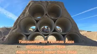 Курс обучения вождению внедорожников 4x4 Truckhaven Ocotillo Wells SRVA Anza-Borrego Desert State...