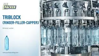 Triblock (rinser-filler-capper) for mineral water and soft drinks - 8000 bph