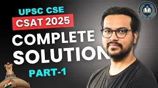 UPSC CSAT 2025 COMPLETE ANALYSIS Part-1 |  ANAND PANCHAL #csat