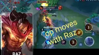 (Clash of Titans) Op moves with Raz character #clashoftitans #cot #moba