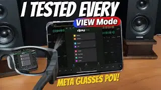Я протестировал каждый режим просмотра Djay Pro (DJ POV) с помощью очков Meta Glasses.