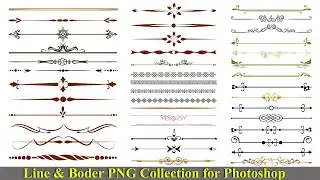 line and border PNG file collection for Photoshop (@georgedigital6948)