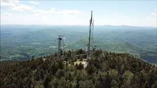 Mt. Ascutney Summit Aerial Footage 6/7/19